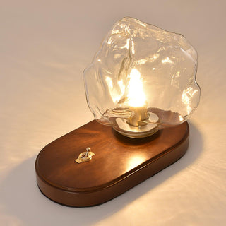 Maris Lampe de Table en Bois d'Art