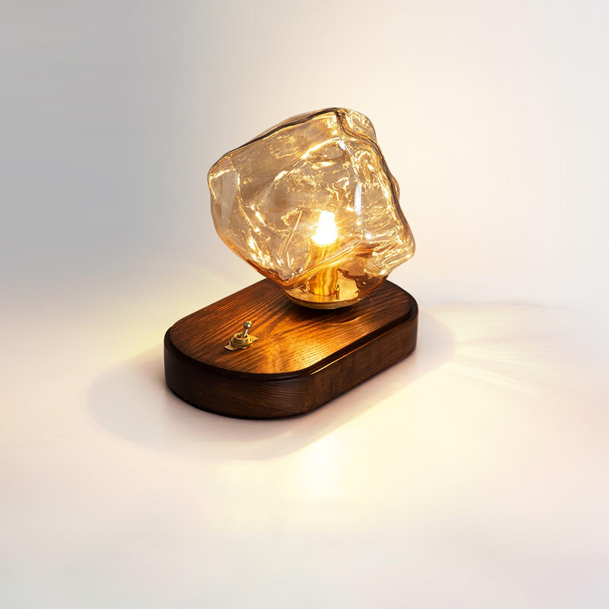Maris Lampe de Table en Bois d'Art