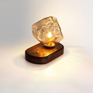 Maris Lampe de Table en Bois d'Art