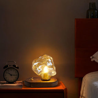 Maris Lampe de Table en Bois d'Art