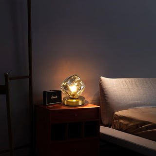 Maris Lampe de Table en Bois d'Art