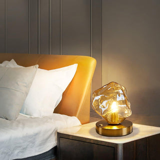 Maris Lampe de Table en Bois d'Art