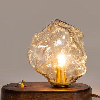 Maris Lampe de Table en Bois d'Art