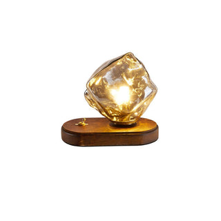 Maris Lampe de Table en Bois d'Art