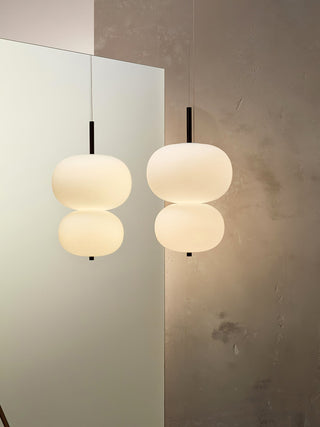 Duality Suspension en Verre Moderne