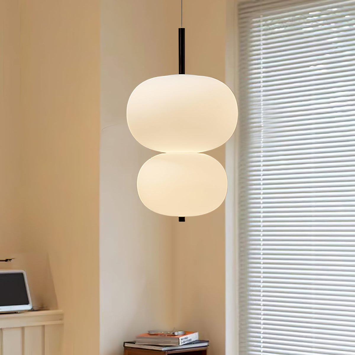 Duality Suspension en Verre Moderne