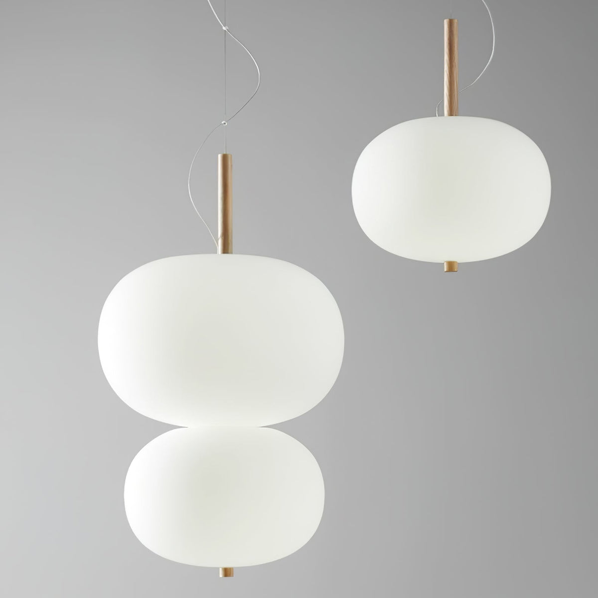 Duality Suspension en Verre Moderne