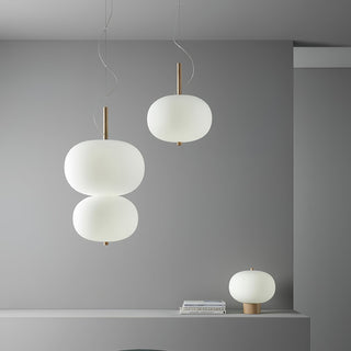 Duality Suspension en Verre Moderne