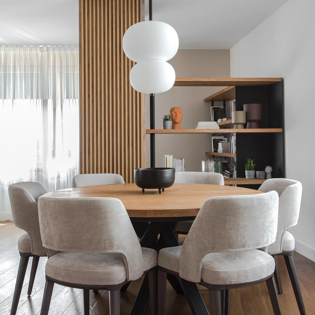 Duality Suspension en Verre Moderne