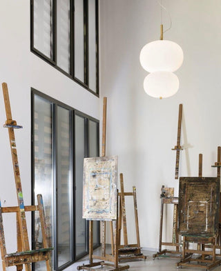 Duality Suspension en Verre Moderne