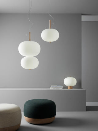 Duality Suspension en Verre Moderne