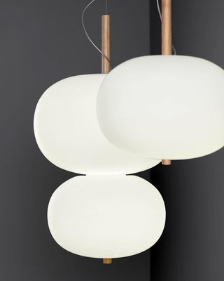 Duality Suspension en Verre Moderne