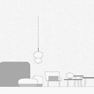 Duality Suspension en Verre Moderne