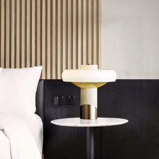 Velisine Lampe de Table en Verre Contemporain