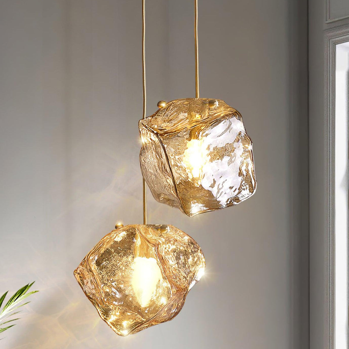 Ice Verre Suspension Luminaire Design
