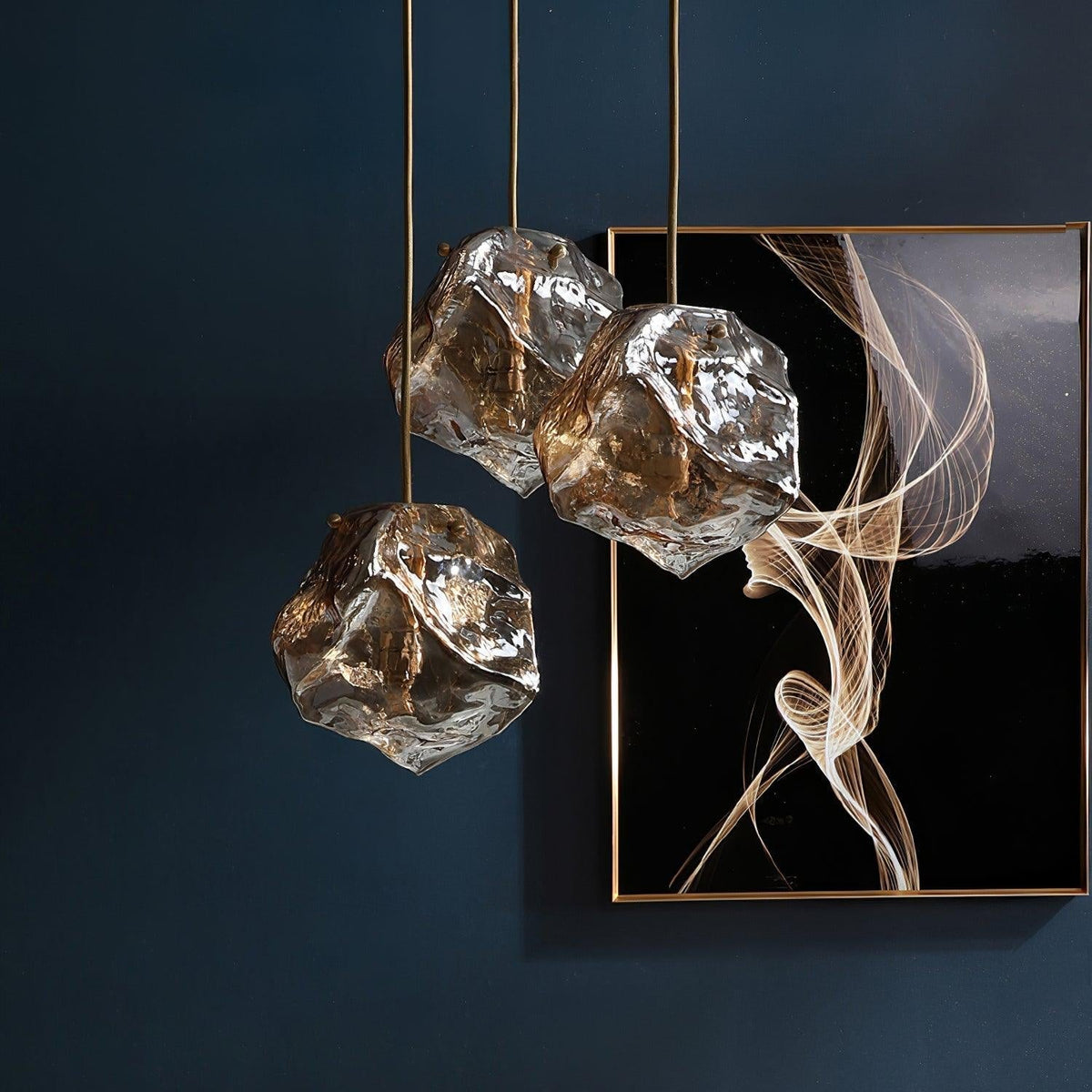 Ice Verre Suspension Luminaire Design