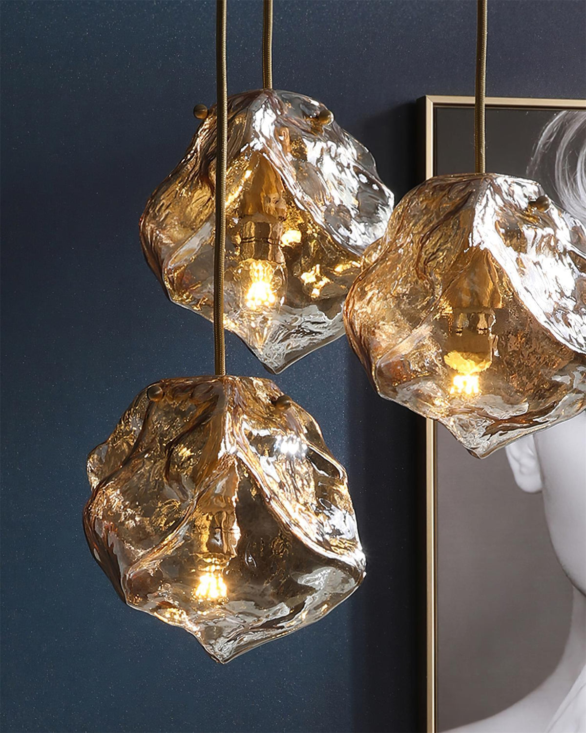 Zionis Laiton Luxueux Pendentif Lampe