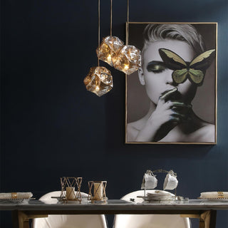Ice Verre Suspension Luminaire Design