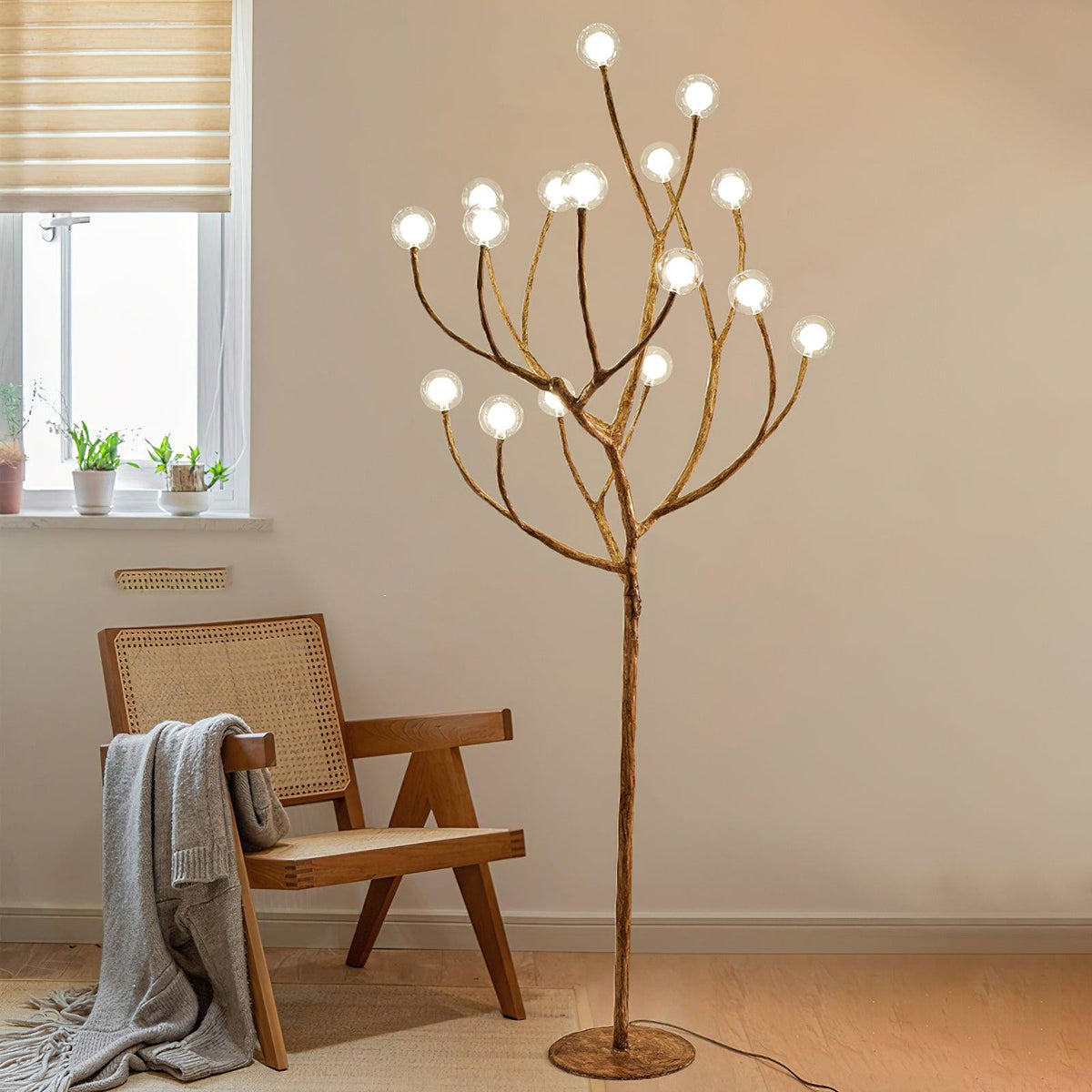 Nue Lampadaire en Résine