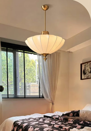 Ortalara Suspension Vintage Élégante en Soie Fleurie