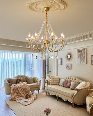 Lustra Lustre Perle Cristal Élégant Classique