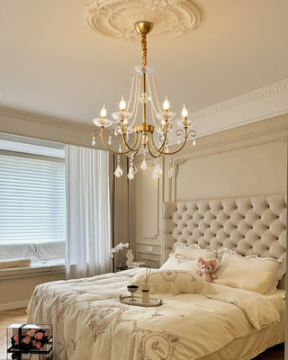 Lustra Lustre Perle Cristal Élégant Classique
