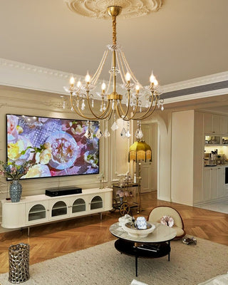 Lustra Lustre Perle Cristal Élégant Classique