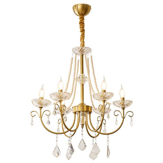 Lustra Lustre Perle Cristal Élégant Classique