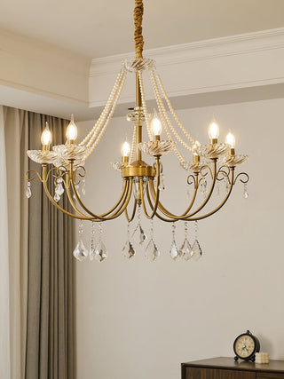 Lustra Lustre Perle Cristal Élégant Classique