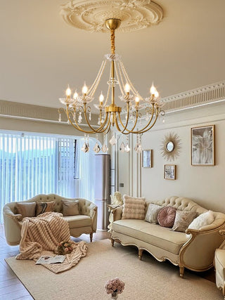 Lustra Lustre Perle Cristal Élégant Classique
