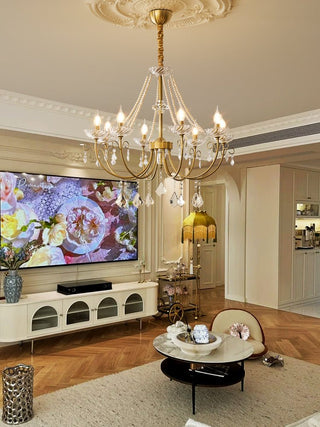 Lustra Lustre Perle Cristal Élégant Classique