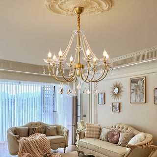 Lustra Lustre Perle Cristal Élégant Classique