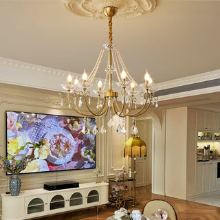 Lustra Lustre Perle Cristal Élégant Classique