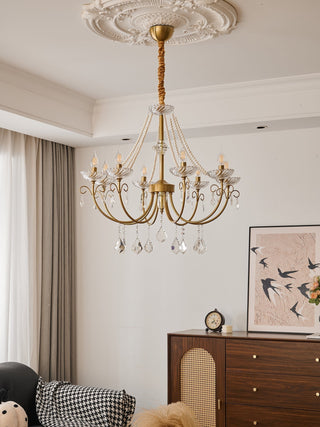 Lustra Lustre Perle Cristal Élégant Classique