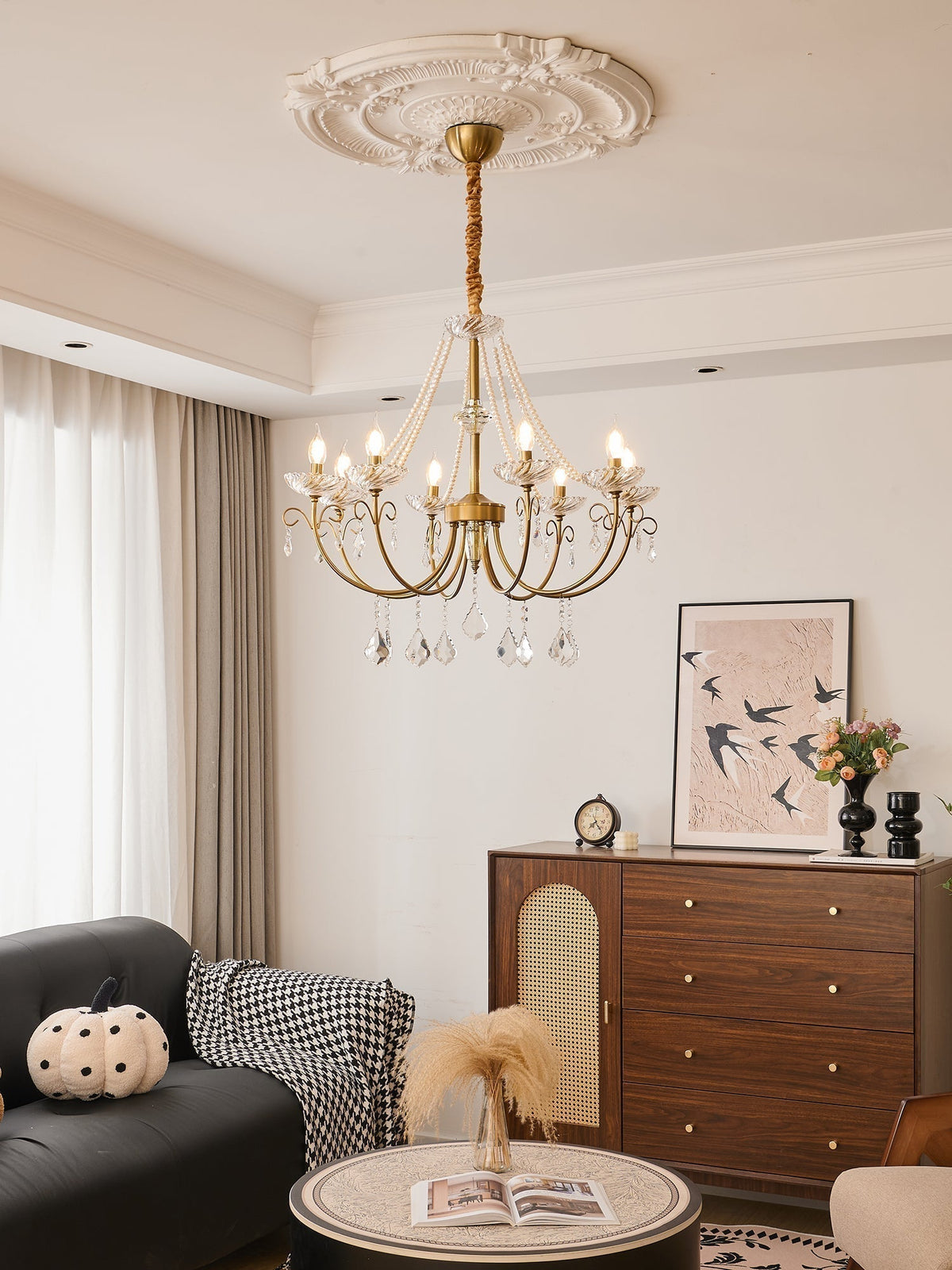 Soriana Lustre Perle Cristal Élégant Classique