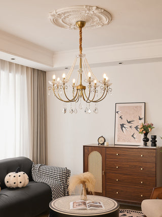 Lustra Lustre Perle Cristal Élégant Classique