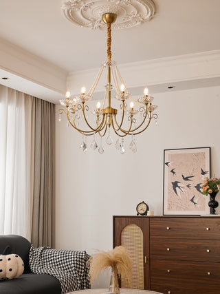 Lustra Lustre Perle Cristal Élégant Classique