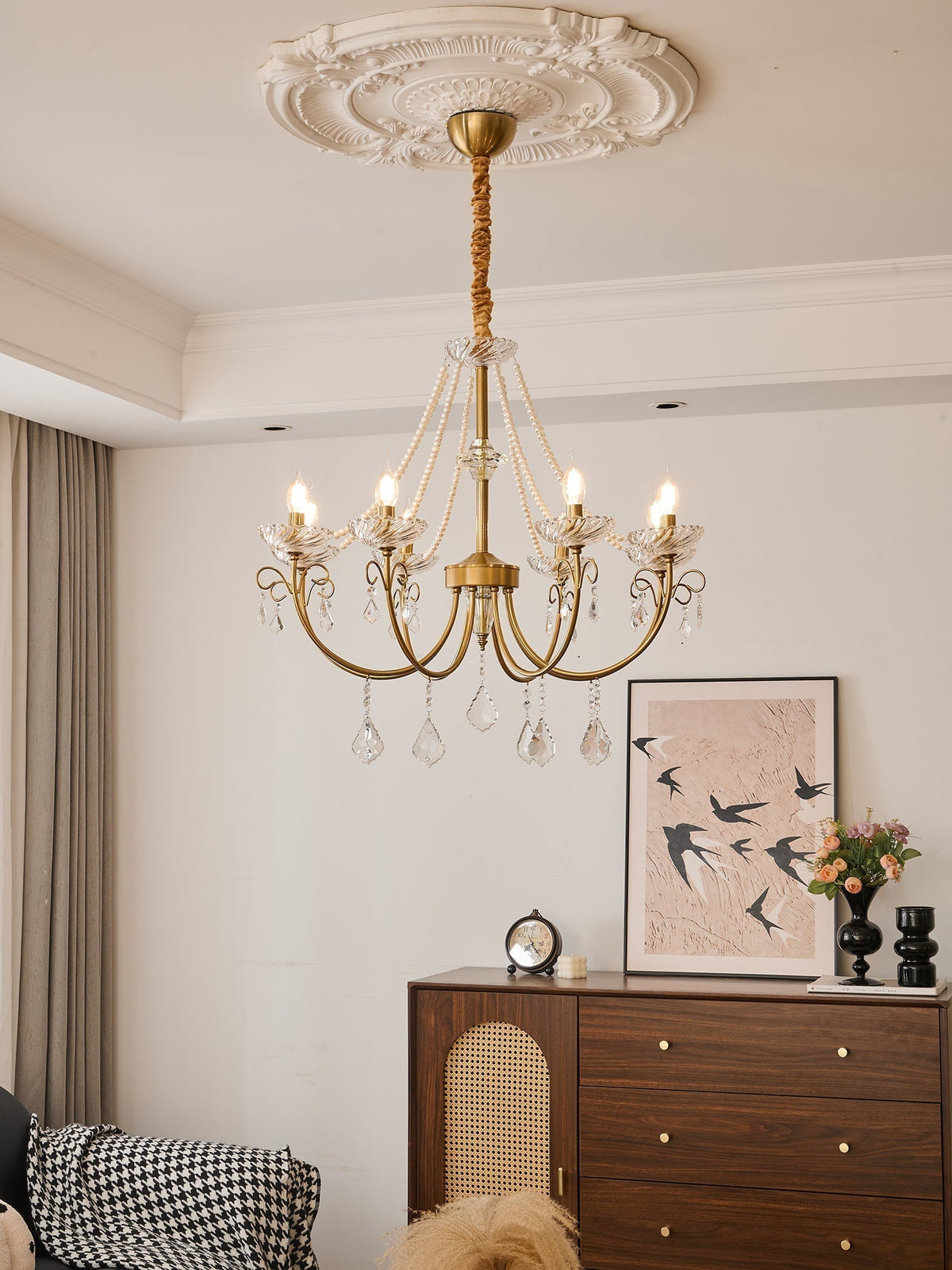Soriana Lustre Perle Cristal Élégant Classique