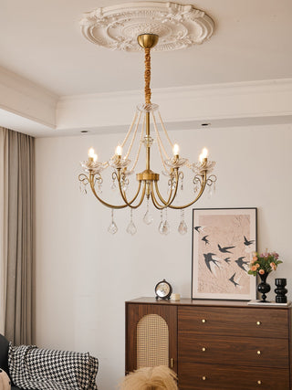 Lustra Lustre Perle Cristal Élégant Classique