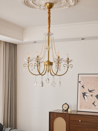 Lustra Lustre Perle Cristal Élégant Classique