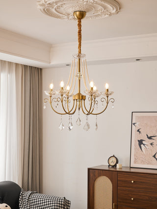 Lustra Lustre Perle Cristal Élégant Classique