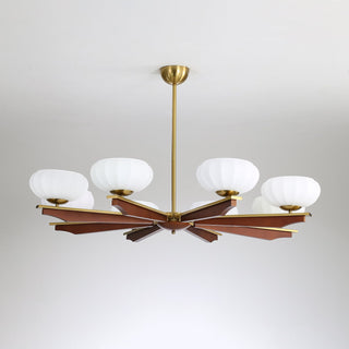 Uzoror Lustre Vintage Traditionnel Élégant en Bois-Luire