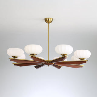 Uzoror Lustre Vintage Traditionnel Élégant en Bois-Luire