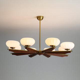 Uzoror Lustre Vintage Traditionnel Élégant en Bois-Luire