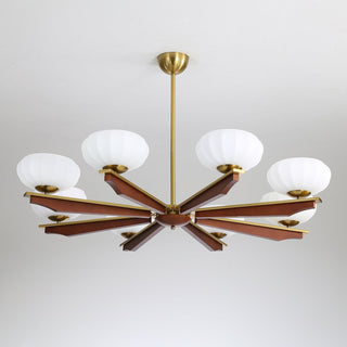 Uzoror Lustre Vintage Traditionnel Élégant en Bois-Luire