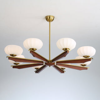 Uzoror Lustre Vintage Traditionnel Élégant en Bois-Luire