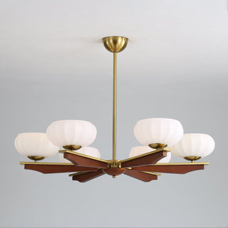 Uzoror Lustre Vintage Traditionnel Élégant en Bois-Luire