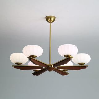 Uzoror Lustre Vintage Traditionnel Élégant en Bois-Luire
