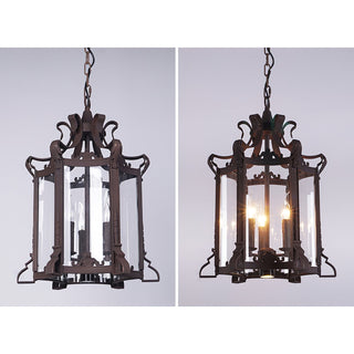 Venoryra Lustre Métal Rouillé Unique Vintage