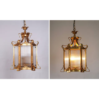 Venoryra Lustre Métal Rouillé Unique Vintage